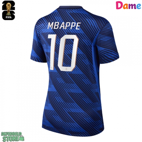 Frankrig Kylian Mbappe #10 Replika Hjemmebanetrøje Dame VM 2026 Kortærmet